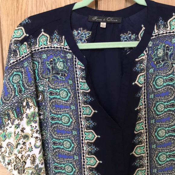 Patterned blouse - Picture 2 of 3